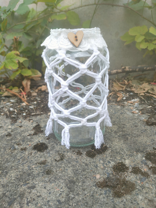 Lucerna macramé 2