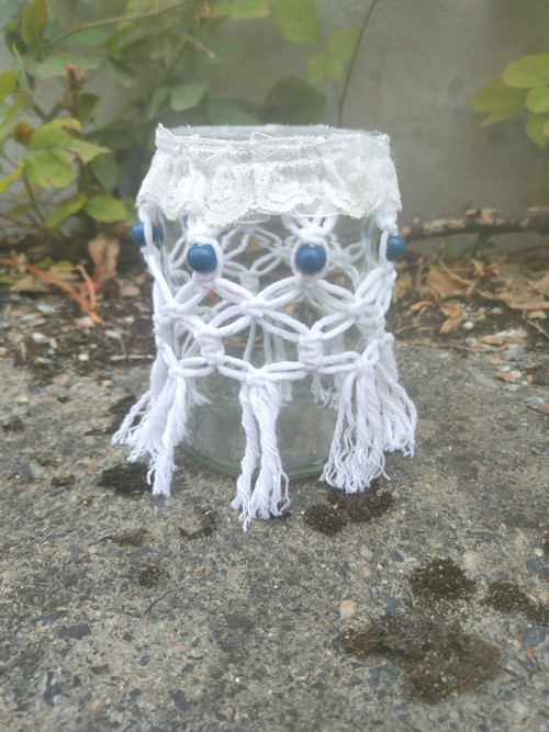 Lucerna macramé 3