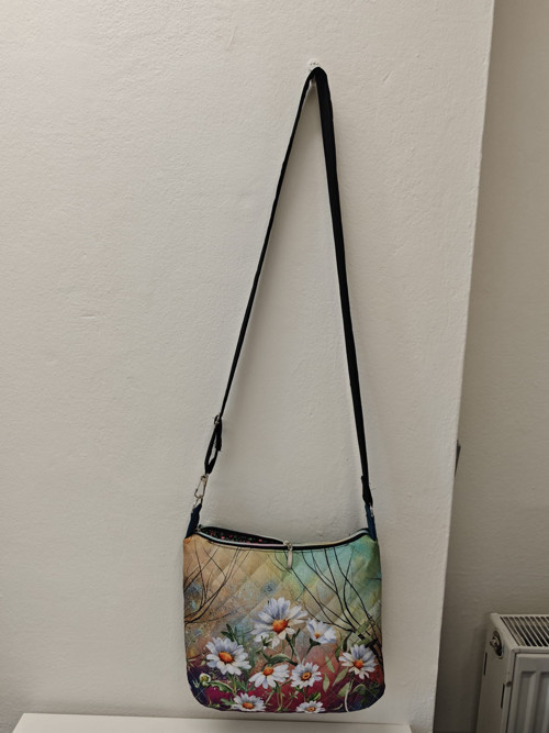Crossbody taška - kopretiny