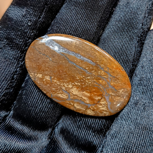 Boulder opál, ID 5129, 37x22 mm - výprodej
