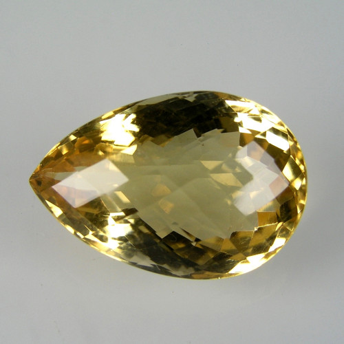 Velký přírodní Citrín, 19,68 ct., 22x14,7x11,4 mm