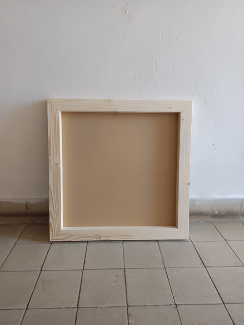 Dřevěný rám na mechový obraz 60 x 60 cm