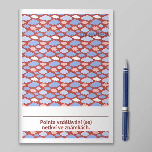 Sešit Little pastel - oblaka