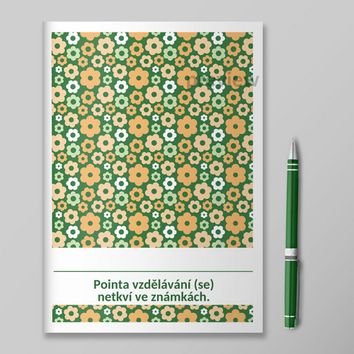 Sešit Little pastel - kytky
