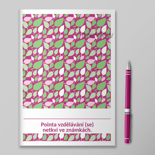 Sešit Little pastel - listí