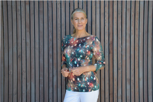 Tričko se světélky s 3/4 rukávy - S - XXL(M-ihned)