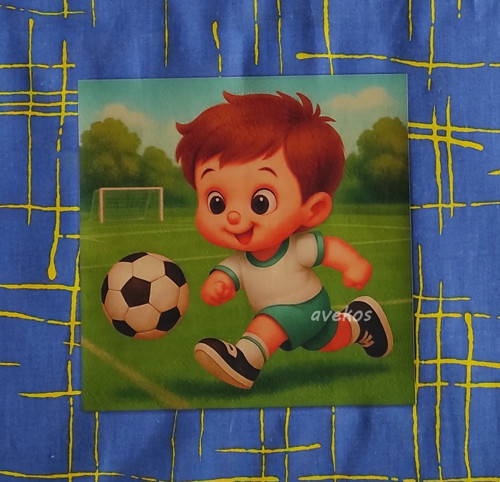 Pytel na prádlo 40 x 40 cm - Fotbal