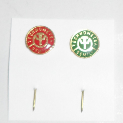 2x jehlicový ODZNAK • Technometra Semily — foto 1