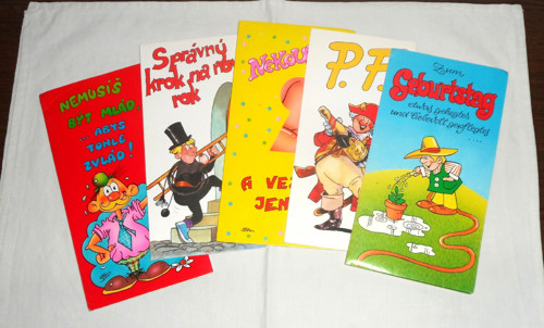 5x dvojlist, velké 3D PŘÁNÍ, rozkládací blahopřání
