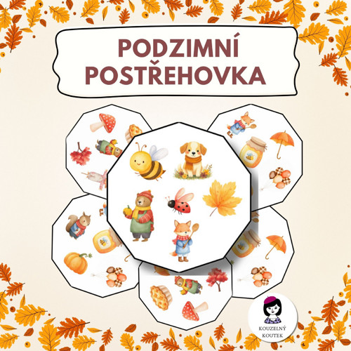 Podzimní postřehovka - podzimní hry, aktivity
