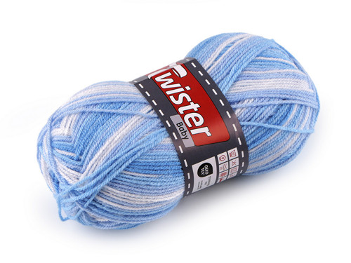 Pletací příze Baby (50g) - modrá