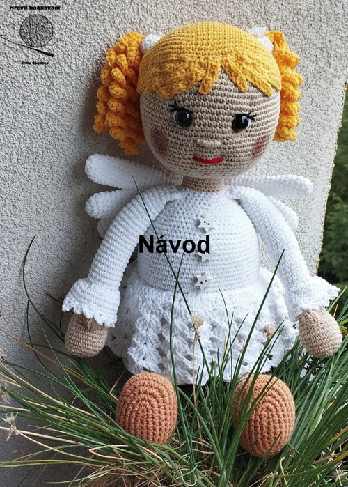 Háčkovaný anděl_návod