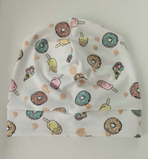 Dětská čepice, donut