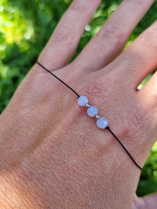 Náramek CHALCEDON posuvný 4mm