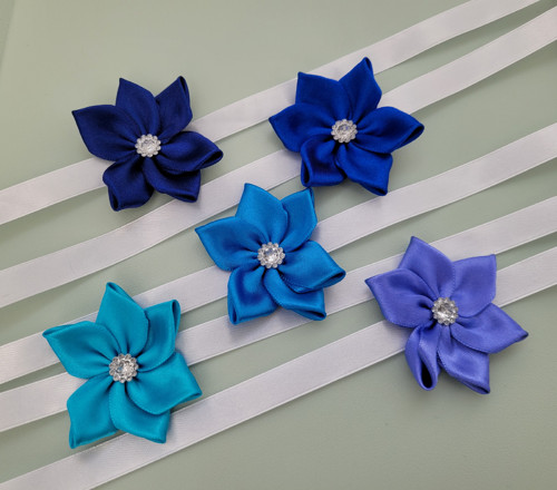 Střední kanzashi - kotiliony - taneční