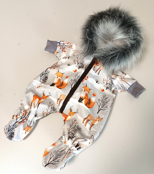 Softshellová kombinéza Baby Born 43cm - V lese