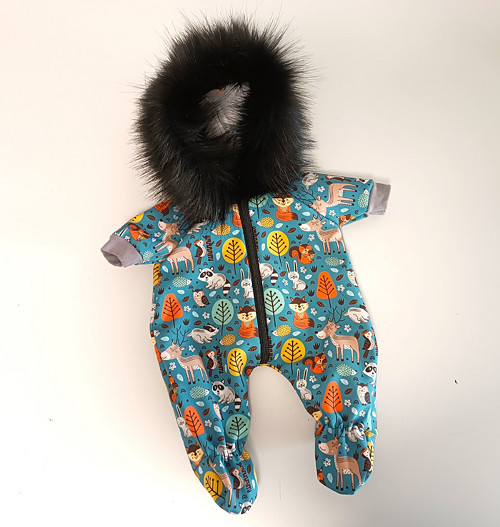 Softshellová kombinéza Baby Born 43cm - Zvířatka