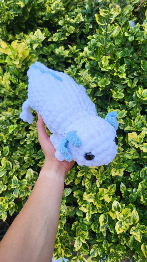 Háčkovaný maxi AXOLOTL — foto 1