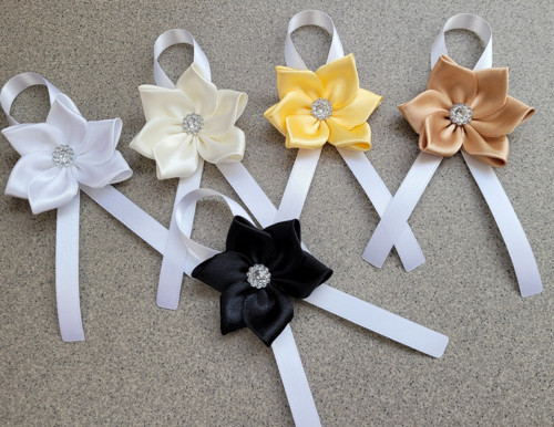 Střední kanzashi - kotiliony - taneční