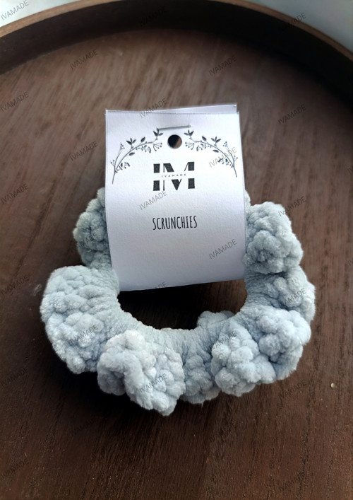SCRUNCHIES - světle šedá — foto 1