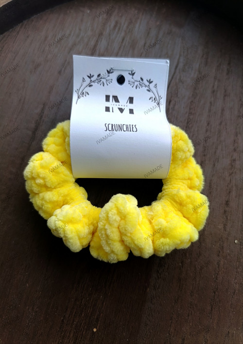 SCRUNCHIES - žlutá