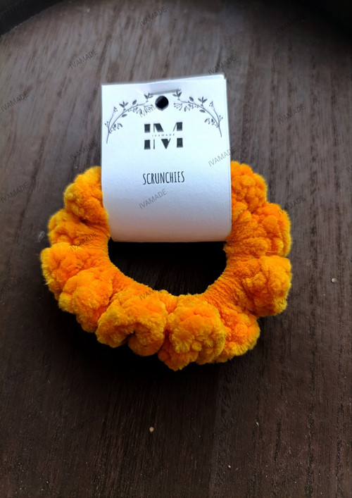 SCRUNCHIES - oranžová