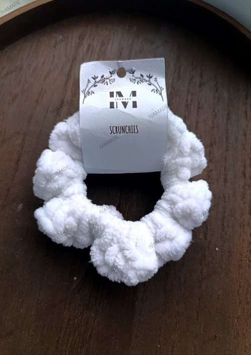 SCRUNCHIES - bílá