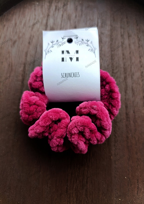 SCRUNCHIES - fuchsiová — foto 1
