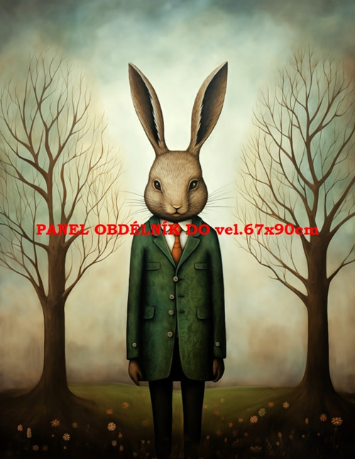 Bavlněný panel 7x10 cm
