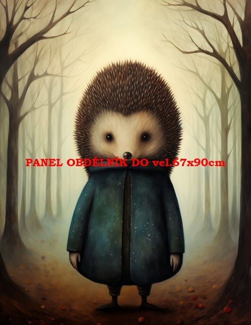 Bavlněný panel 7x10 cm