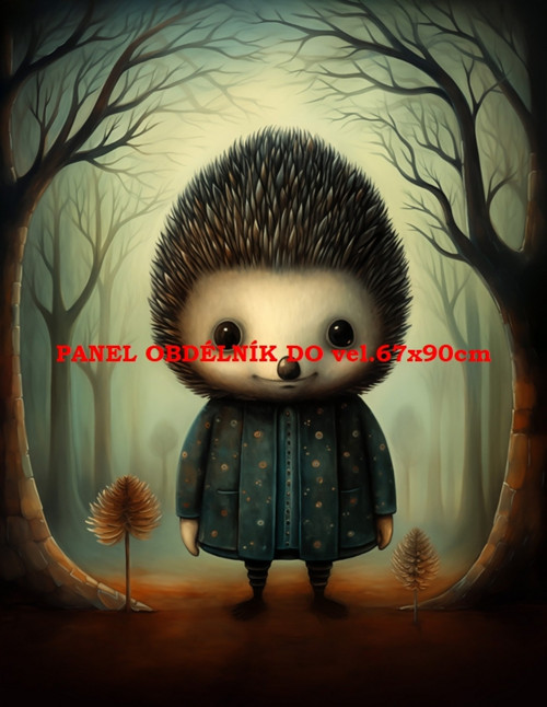 Bavlněný panel 7x10 cm