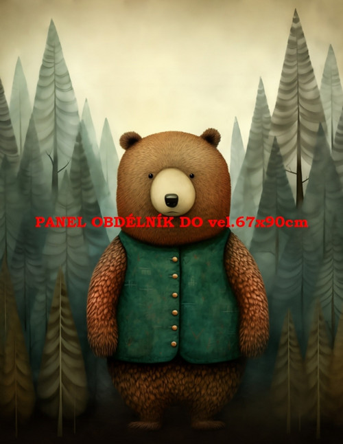 Bavlněný panel 7x10 cm — foto 1