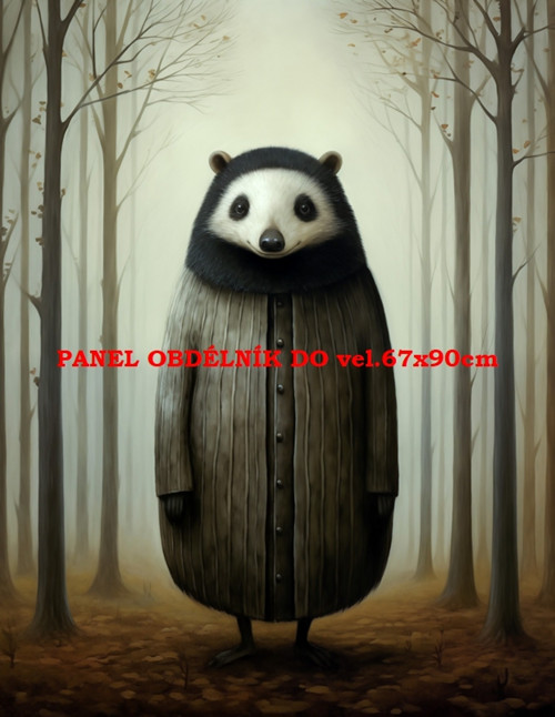 Bavlněný panel 7x10 cm