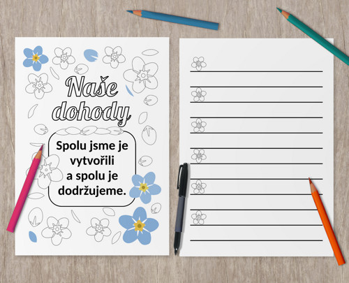 Dohody třídy floral 2 pro dotvoření - pomněnky