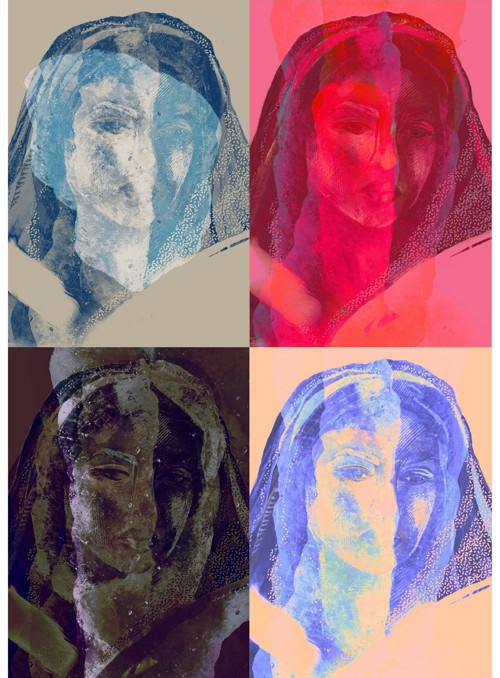 Tisk Panna Marie- Pop Art