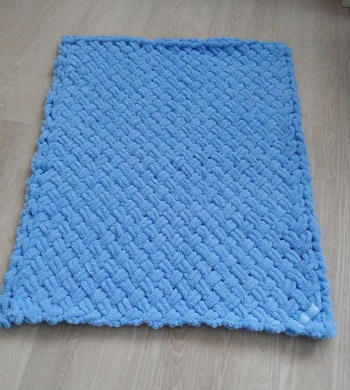 Dětská modrá deka 60x80 cm z Puffy