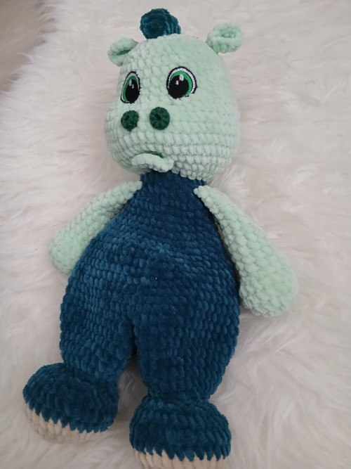 Muchlací dino zelený