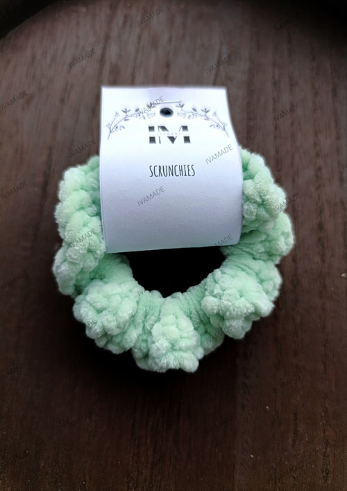 SCRUNCHIES - mentolová — foto 1