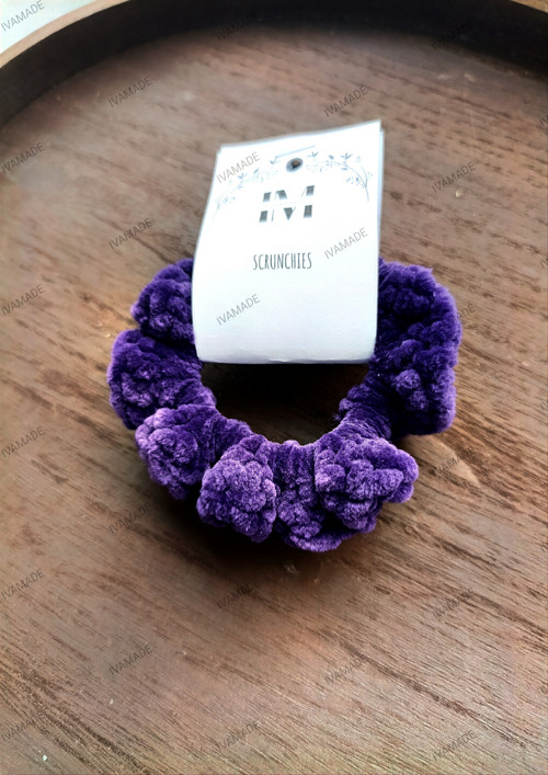 SCRUNCHIES - fialová — foto 1