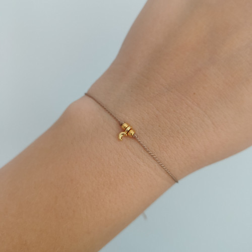 "Mini Moon" náramek Luxury 24K Gold ed. - beige