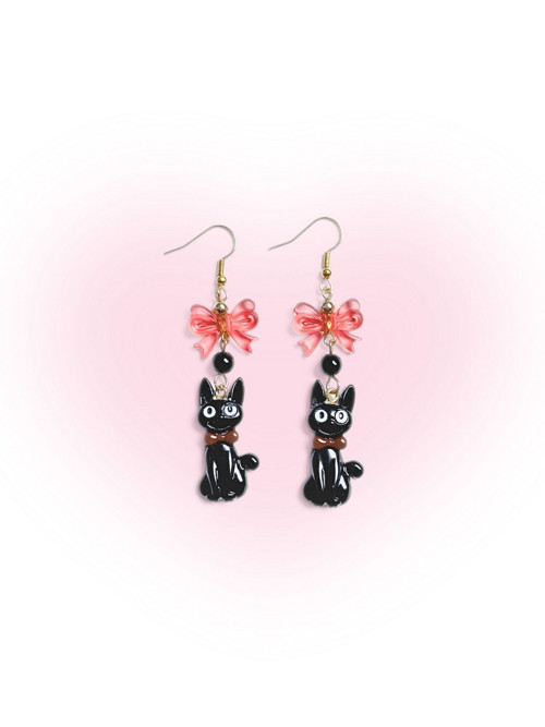 Kočka náušnice Luna Sailor Moon earrings Anime