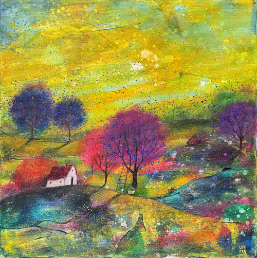 Čas švestek - 30x30cm — foto 1