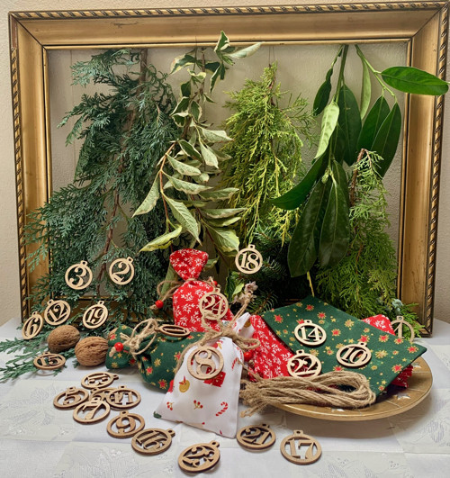 Adventní kalendář pytlíčkový — foto 1