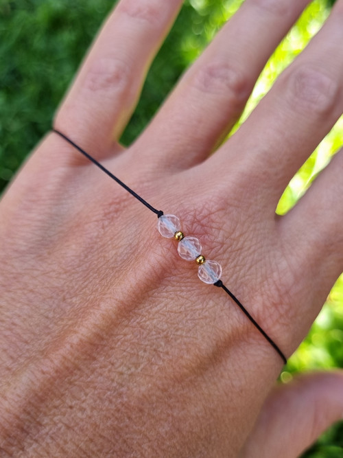 Náramek RŮŽENÍN posuvný 4mm GOLD