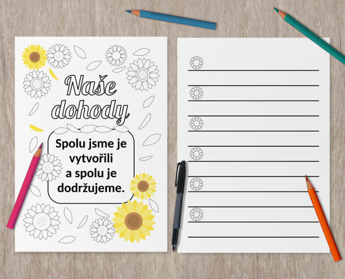 Dohody třídy floral 2 pro dotvoření - slunečnice