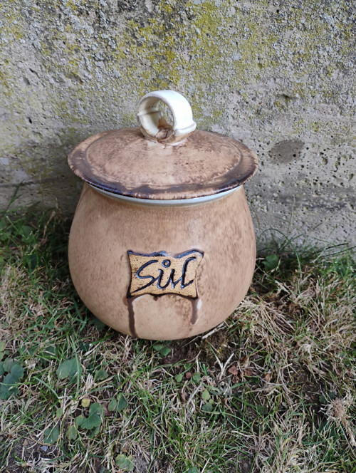 Dóza na SŮL nebo CUKR s nápisem