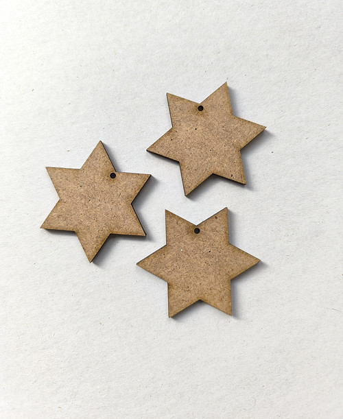 Hvězda - sololit 6,5 cm
