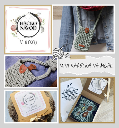 HÁČKONÁVOD v boxu č. 4 - mini kabelka na mobil