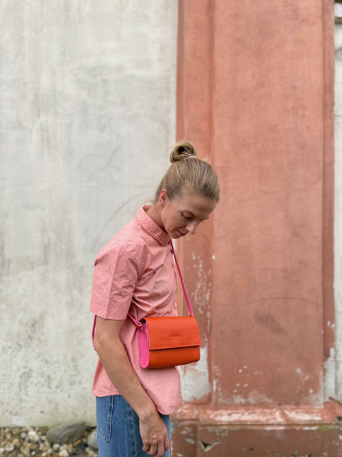 Magnetická kabelka Mari / Pink-Orange