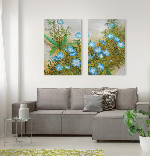 Nemophila Blue Duo Artprint